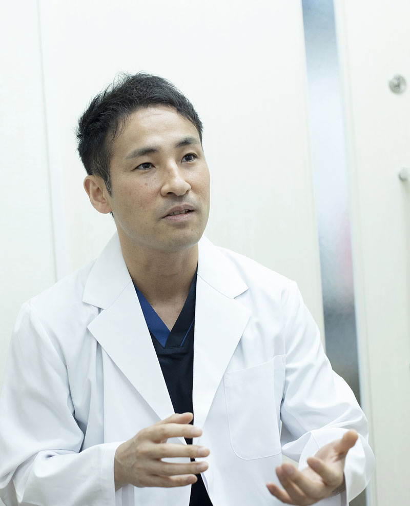 インタビューの様子