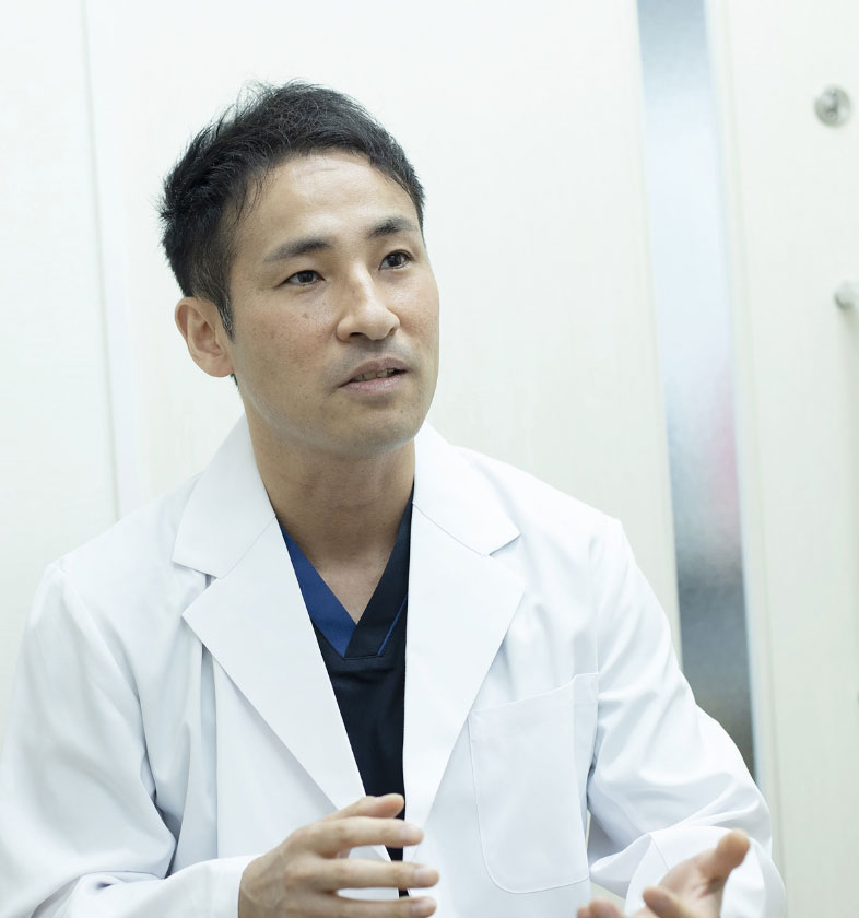 インタビューの様子