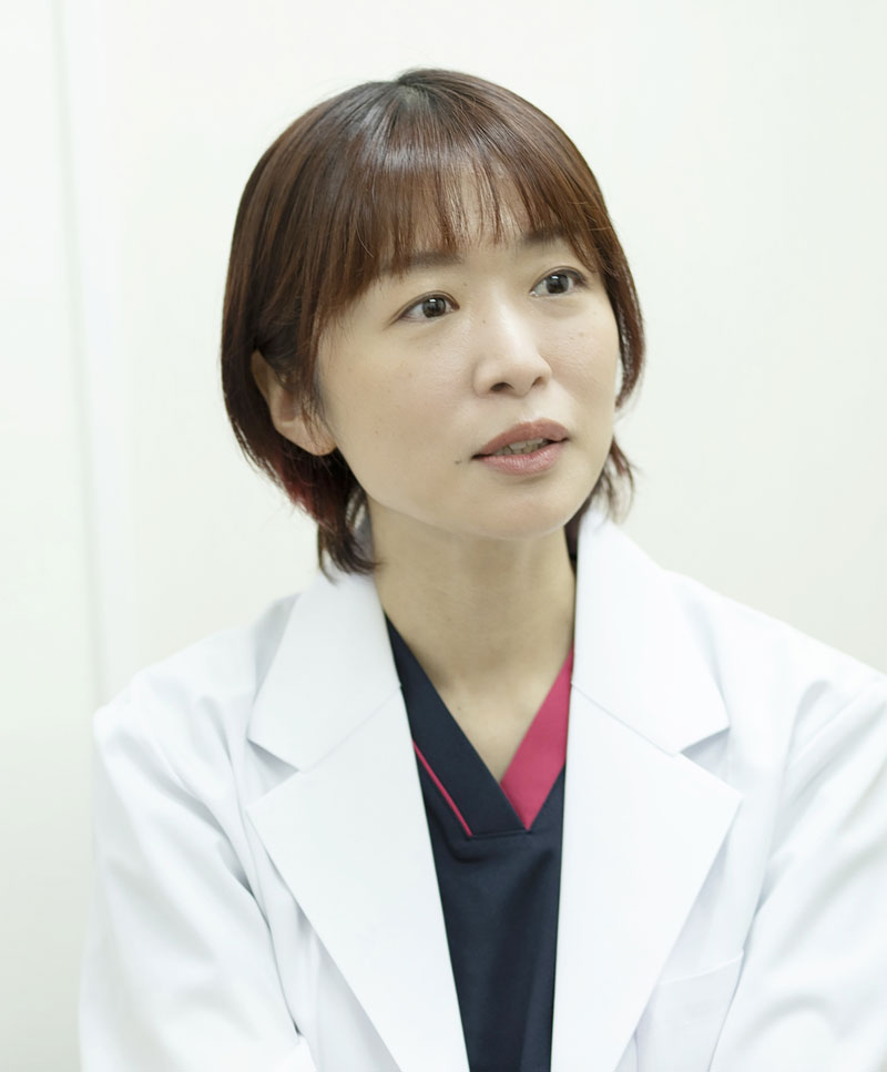 インタビューの様子