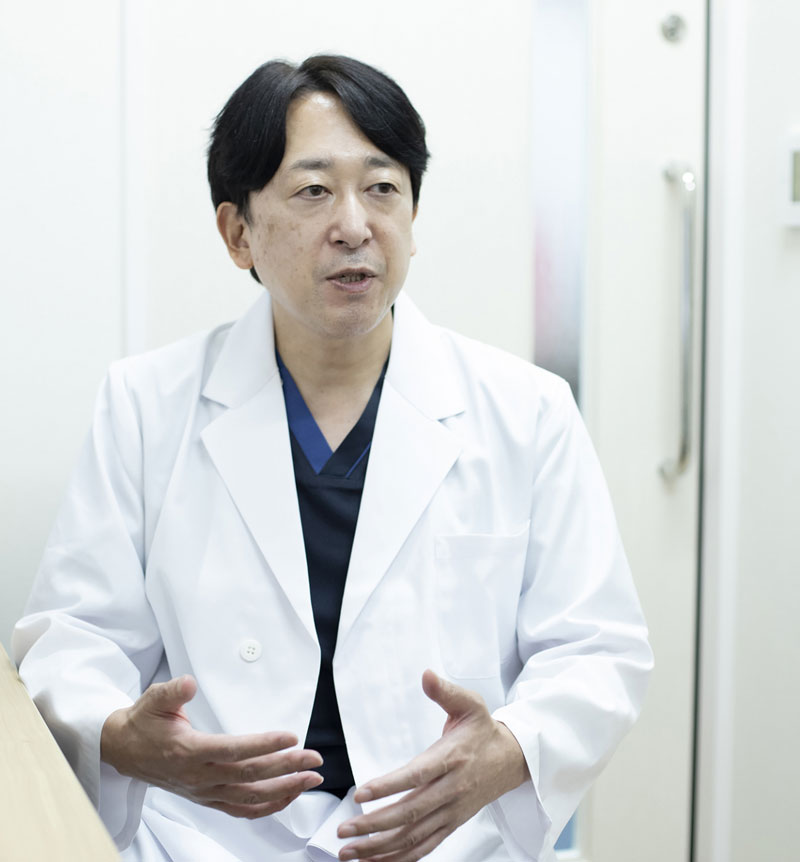 インタビューの様子