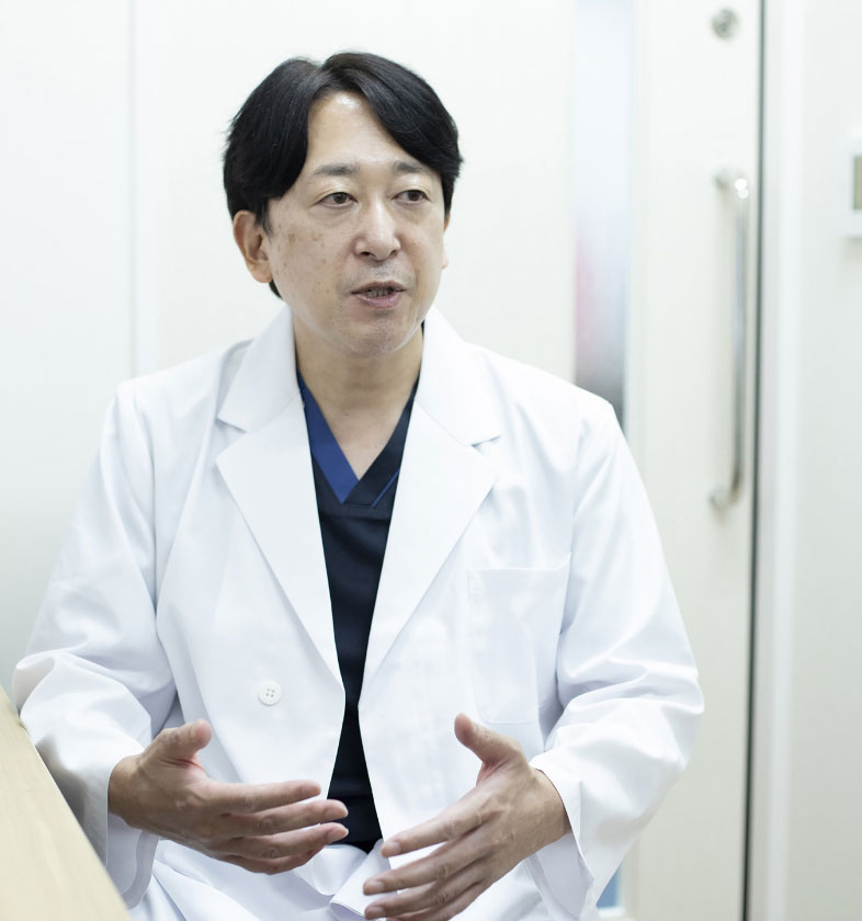 インタビューの様子