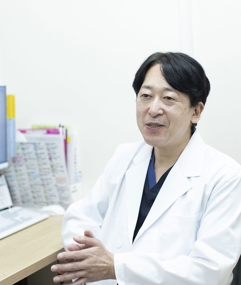 インタビューの様子