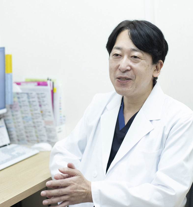 インタビューの様子
