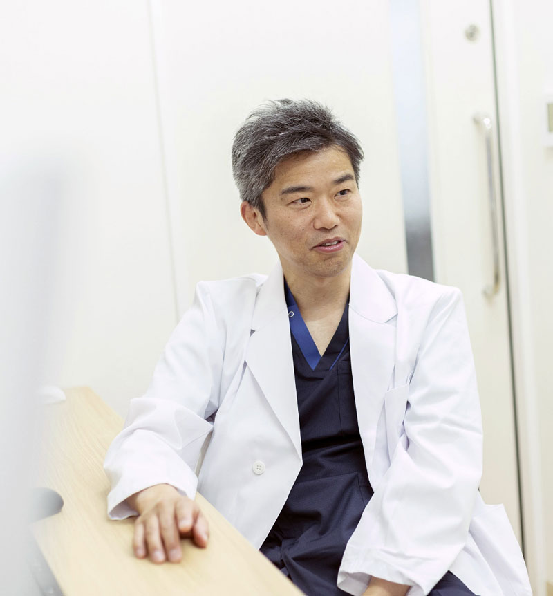 インタビューの様子
