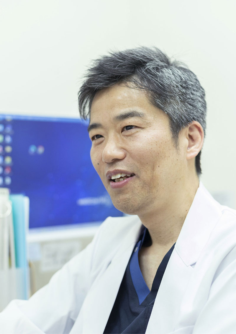 インタビューの様子