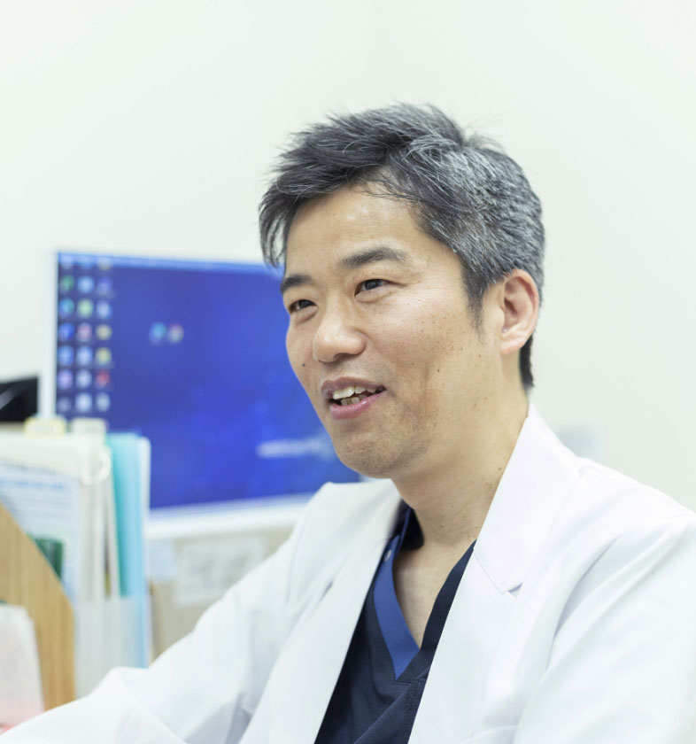 インタビューの様子